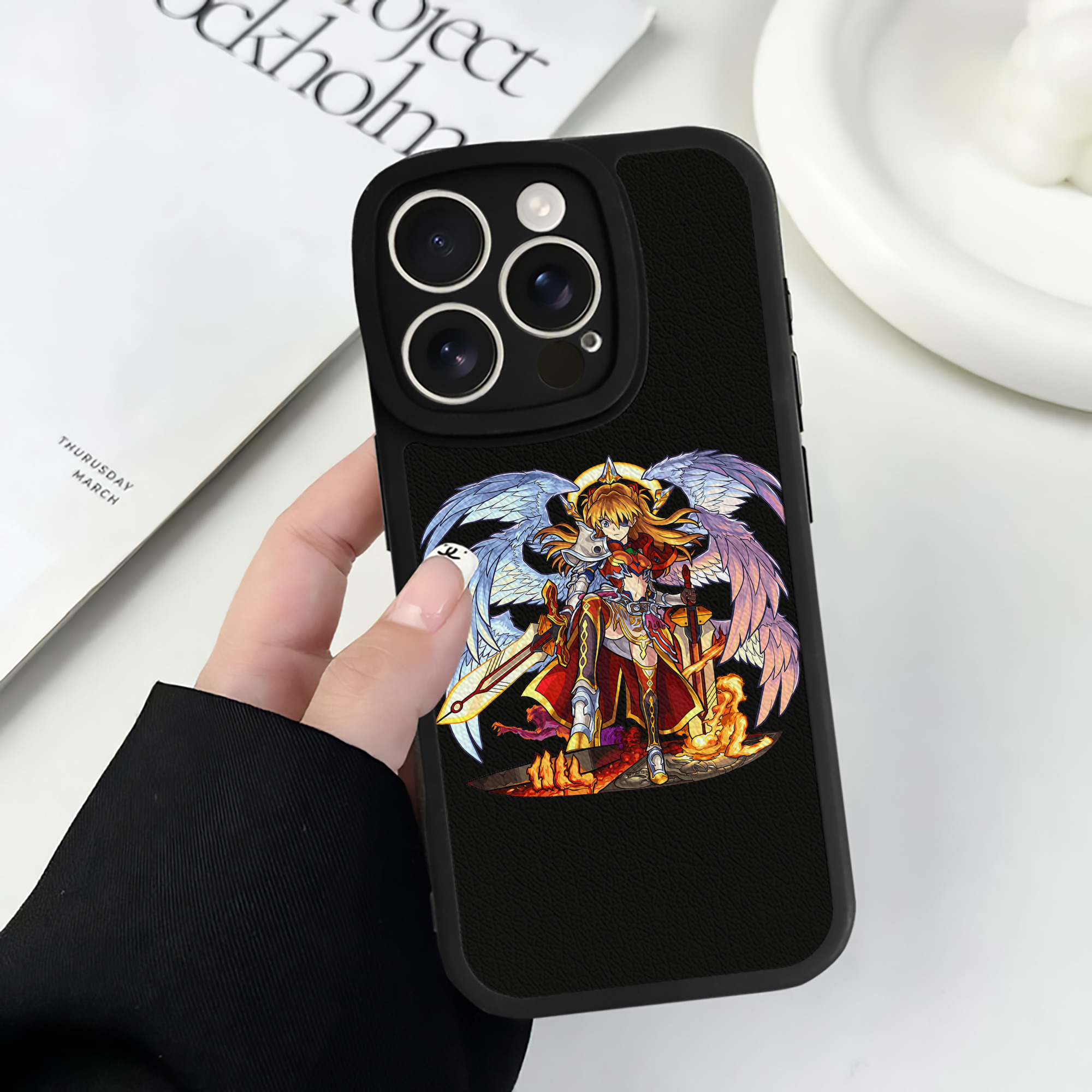 （画像用） EVA 新世紀エヴァンゲリオン 【iPhone 16シリーズ対応】シリコンスマホケース（レザー調） 材質：シリコン